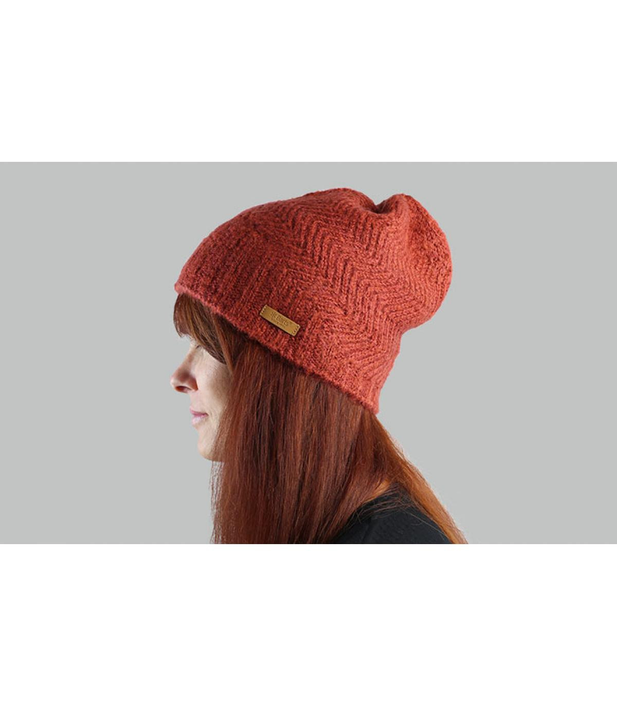 orange long beanie Barts Cecilia Beanie rust